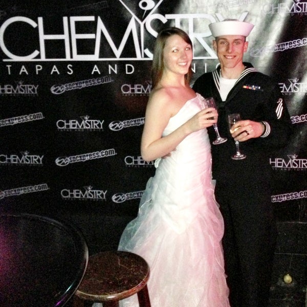 Photo taken at Chemistry Tapas &amp; Tonics by william d. on 4/11/2013