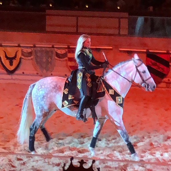 Photo taken at Medieval Times Dinner &amp; Tournament by Mark P. on 12/27/2018