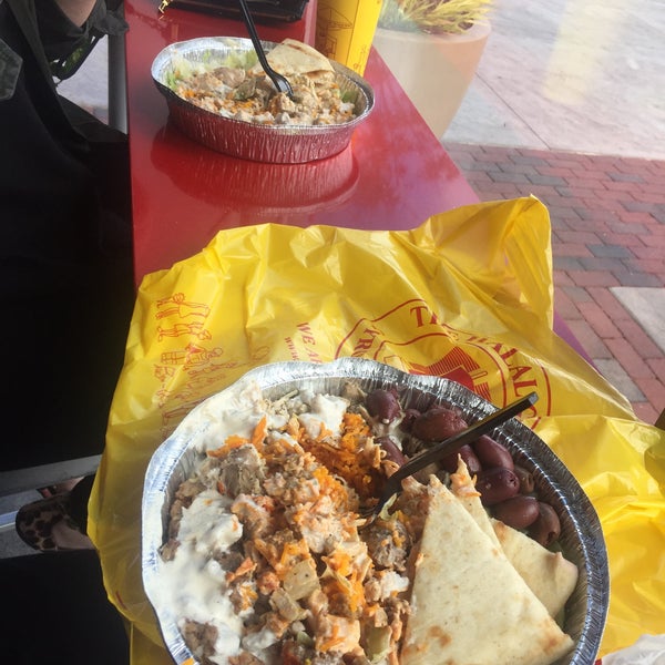 Photo taken at The Halal Guys by Mark P. on 9/30/2017