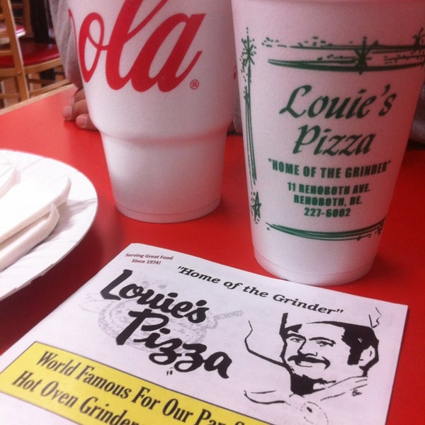 Photo taken at Louie&#39;s Pizza by Timothy C. on 4/6/2013