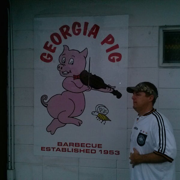 Photo taken at Georgia Pig Barbecue Restaurant by Erik O. on 7/18/2013