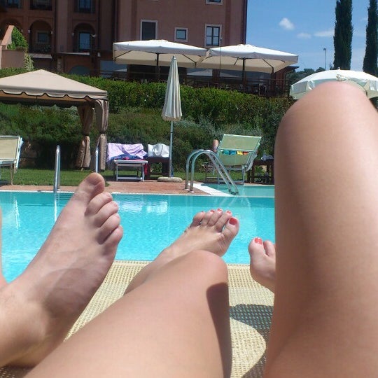 Foto tirada no(a) Saturnia Tuscany Hotel por Antonella M. em 5/25/2014