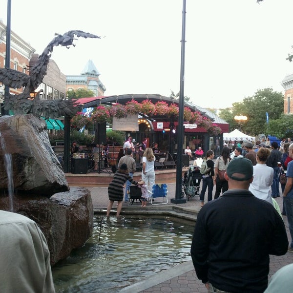 Photo taken at Old Town Square by Nora S. on 9/21/2013