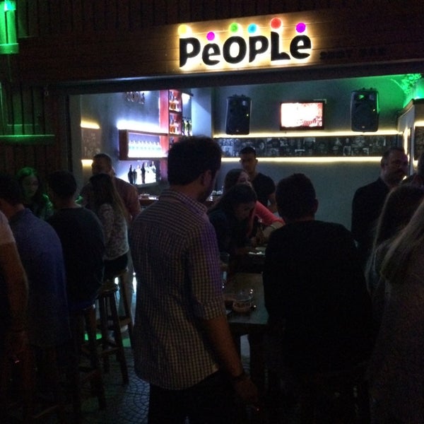 Photo taken at People Bar by Özlem K. on 5/18/2014