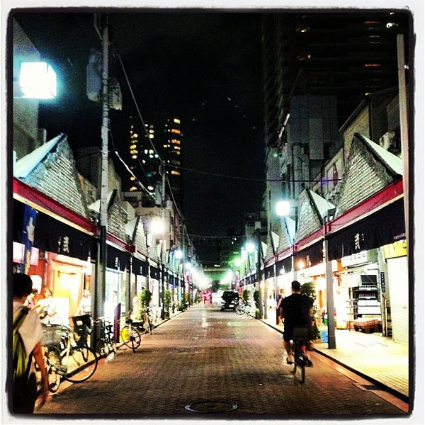 月島西仲通り商店街 月島 Toquio 東京都