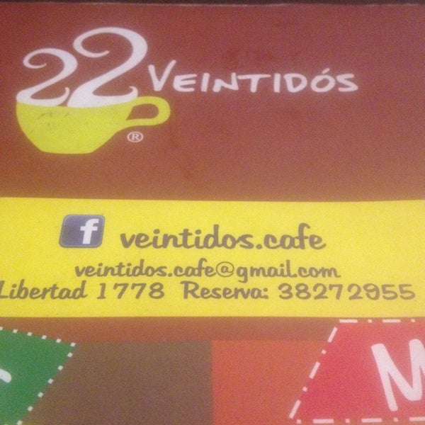 Photo taken at Veintidós Café by Anabel D. on 3/18/2016