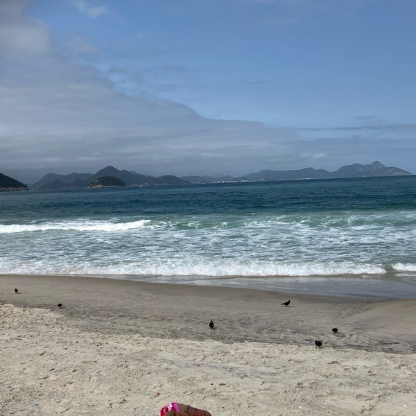 Photo taken at Copacabana Beach by Ubirajara O. on 10/3/2023