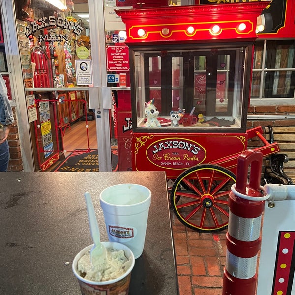 Photo taken at Jaxson&#39;s Ice Cream Parlour, Restaurant &amp; Country Store by E B on 3/2/2021