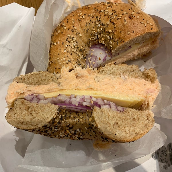 Photo taken at Tal Bagels by E B on 12/23/2018