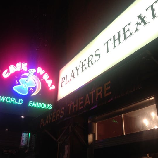 Photo taken at Players Theatre by Sabrina B. on 10/19/2012
