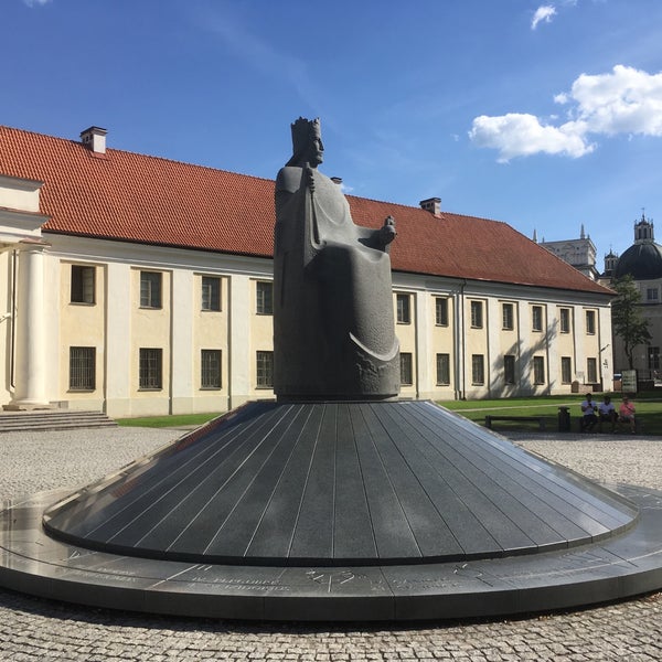 Photo taken at Monument to King Mindaugas by Andrey K. on 8/9/2018