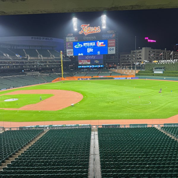 Photo taken at Comerica Park by Eric P. on 10/6/2023