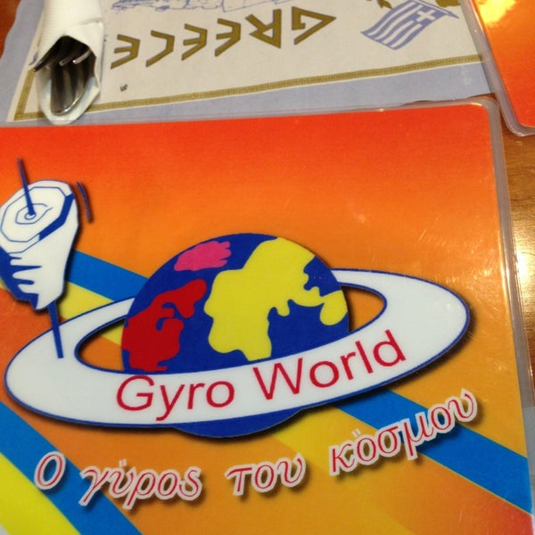 Photo taken at Gyro World by Mike A. on 3/30/2013