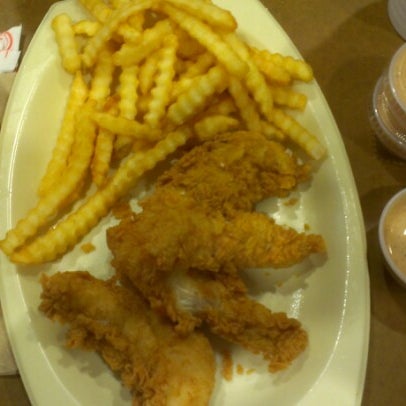 Photo taken at Raising Cane&#39;s Chicken Fingers by Paul B. on 10/1/2012