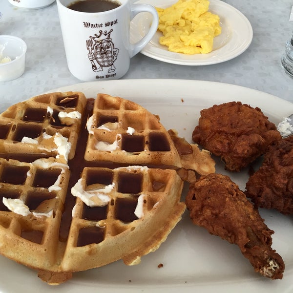 Photo taken at The Waffle Spot by Ryan A. on 12/28/2015