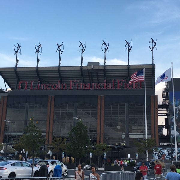 Photo taken at Lincoln Financial Field by Adam C. on 8/6/2016