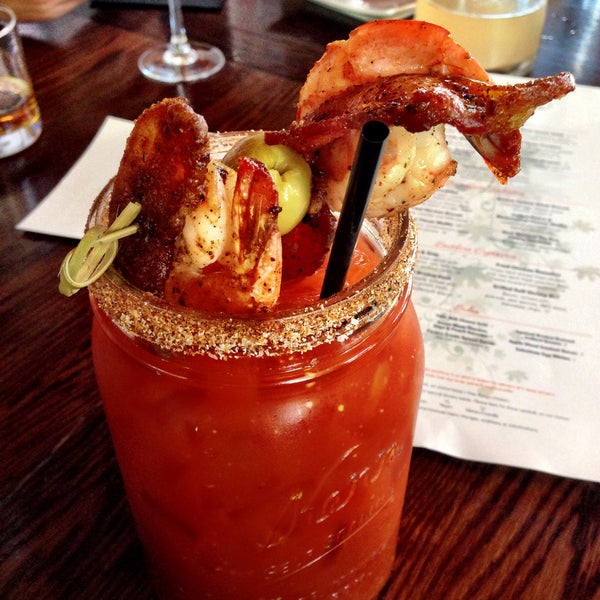 The Bourbon Bacon Bloody Mary is amazing.