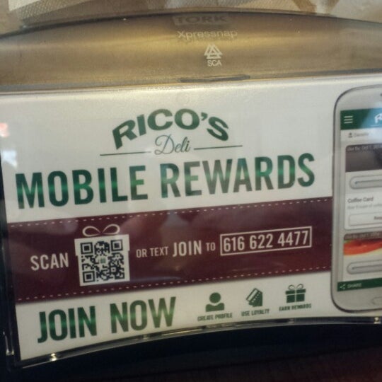 Photo taken at Rico&#39;s Deli by Michael B. on 1/25/2014