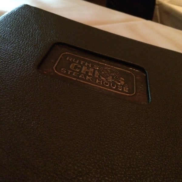 Photo taken at Ruth&#39;s Chris Steak House - Clayton, MO by TheCubicleChick.com D. on 4/20/2014