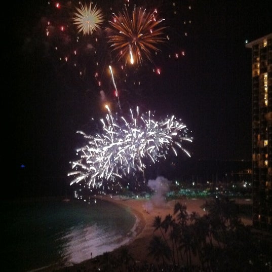 Fireworks Over the Lagoon Waikiki Honolulu, HI