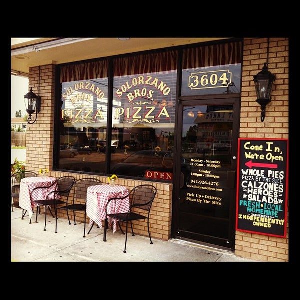 Photo taken at Solorzano Bros. Pizza by Carlos S. on 10/25/2012