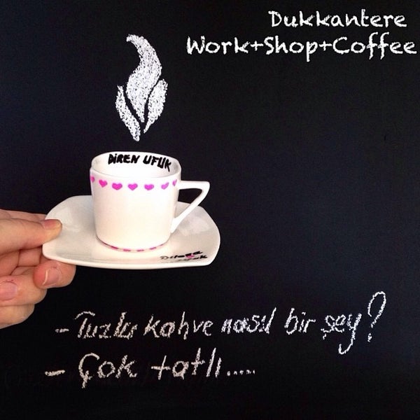 Photo taken at DukkanTere Work &amp; Shop &amp; Coffee by Zeynep G. on 8/6/2014