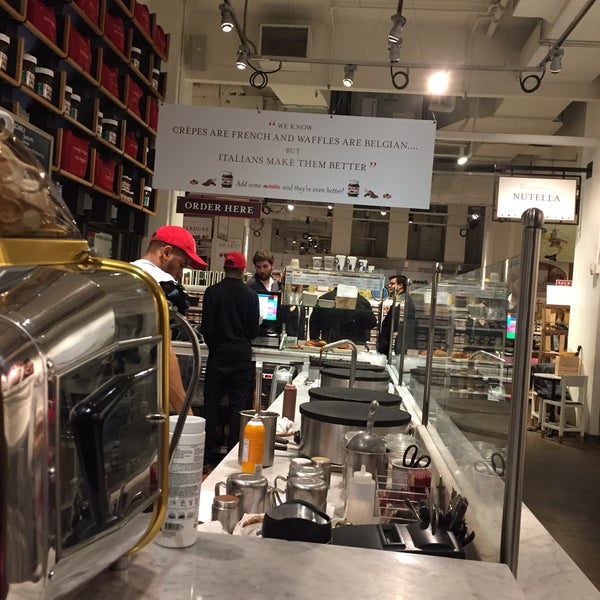 Photo taken at Nutella Bar at Eataly by Girlie on 4/7/2017