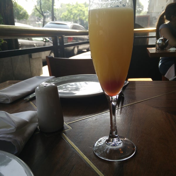 Come to brunch and have some bottomless mimosas because it is open bar!