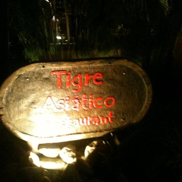 Das Foto wurde bei Restaurante Tigre Asiático von Gisele F. am 7/7/2013 aufgenommen