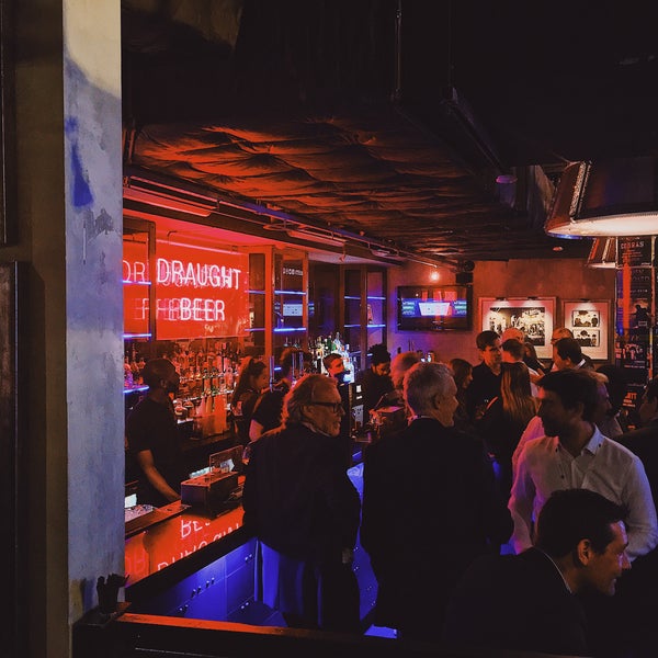 Amazing venue — lots of space, a couple of different bars, and located just under the mythical Stamford Bridge, home of the Chealsea Football Club!