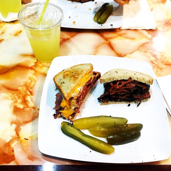 Can’t go wrong with the Brisket or Patrami sandwhich