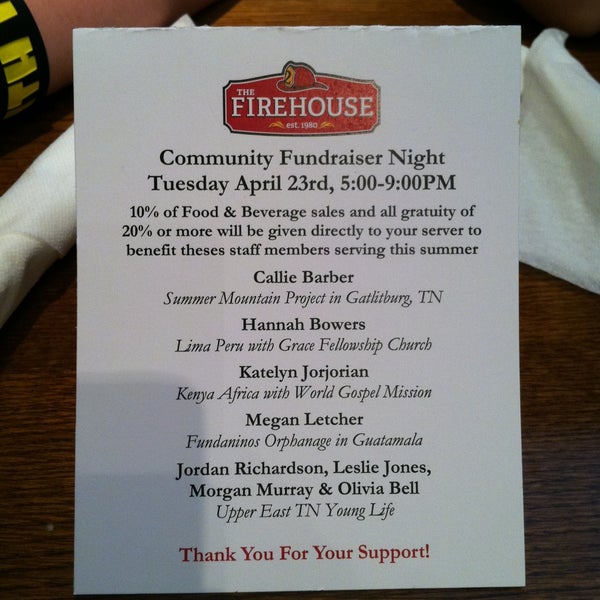 Photo taken at The Firehouse Restaurant by Jason L. on 4/23/2013