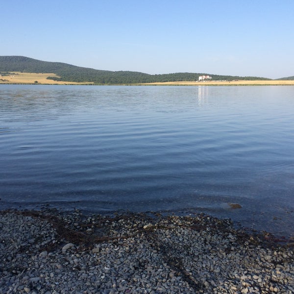 Photo taken at Bazaleti Lake | ბაზალეთის ტბა by Анастасия О. on 8/23/2016