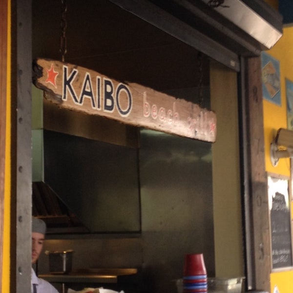 Photo taken at Kaibo restaurant . beach bar . marina by Fernando A. on 4/28/2014