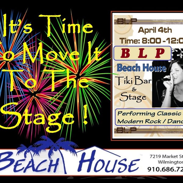 4/4/2014 tarihinde 🎵 Papa T 🎵ziyaretçi tarafından Beach House Bar &amp; Grill'de çekilen fotoğraf