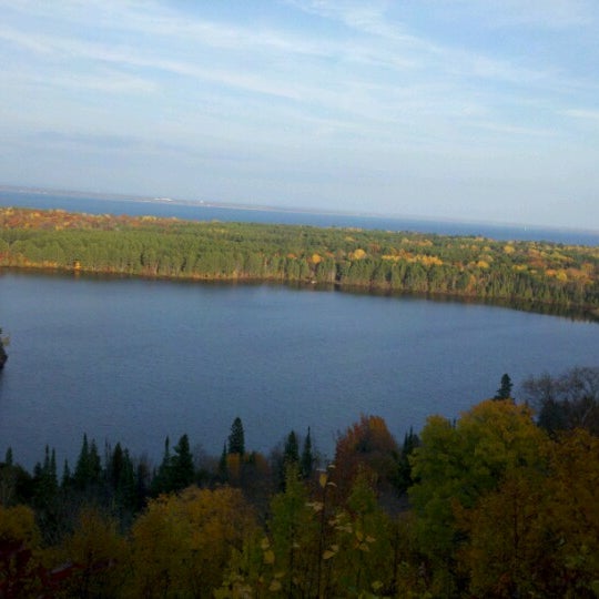 Spectacle Lake Overlook on Mission Hill Bay Mills, MI