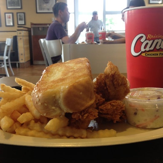 Photo taken at Raising Cane&#39;s Chicken Fingers by Brian B. on 10/22/2012