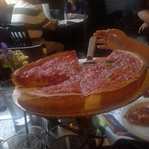Photo taken at Patxi&#39;s Pizza by Matthew on 5/12/2013