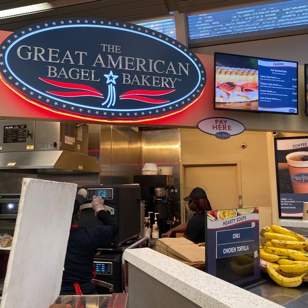 The Great American Bagel Bakery Terminal 3, near Gate K1