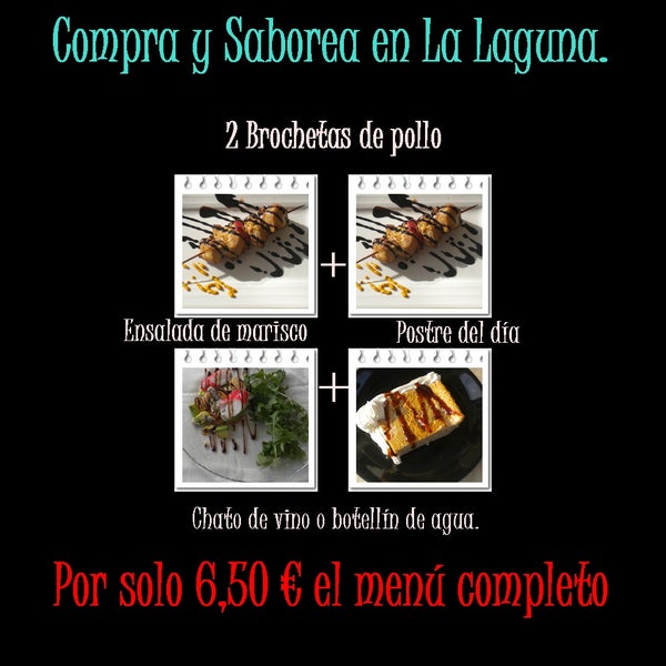 Recuerda la promoción "Compra y saborea en La Laguna" termina este jueves" Aun estas a tiempo de disfrutarla. Te esperamos!!!