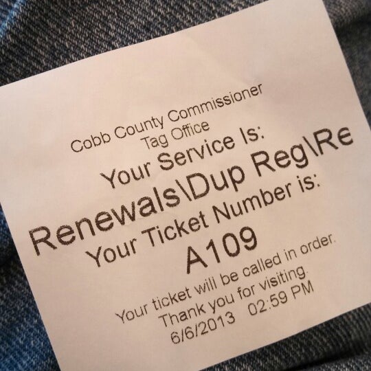 Cobb County Tag Office East Cobb 3 tips from 226 visitors