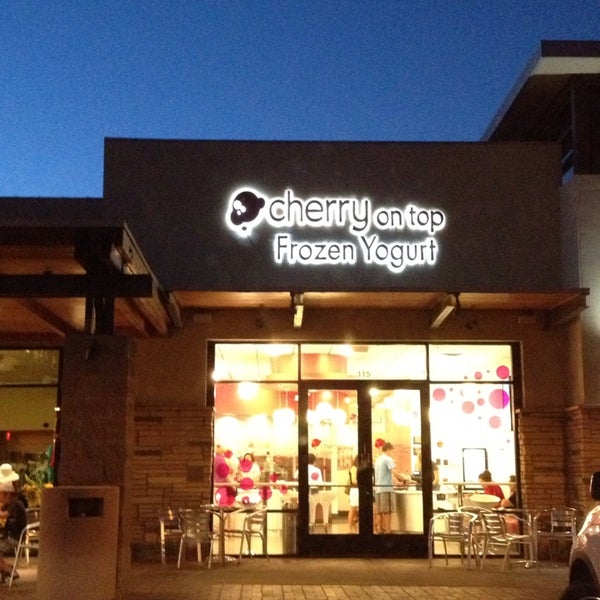 Cherry on top yogurt sale