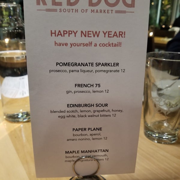 Photo taken at Red Dog Restaurant &amp; Bar by oohgodyeah on 1/1/2019