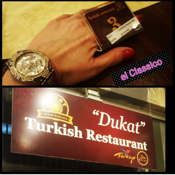 Снимок сделан в Turkish Restaurant Dukat пользователем Betül Bircan Ş. 2/26/2017