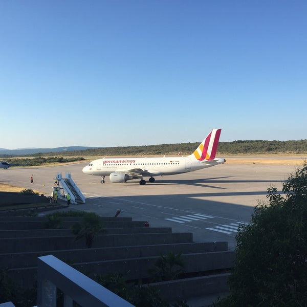 Photo taken at Rijeka Airport (RJK) by Powen S. on 8/8/2016
