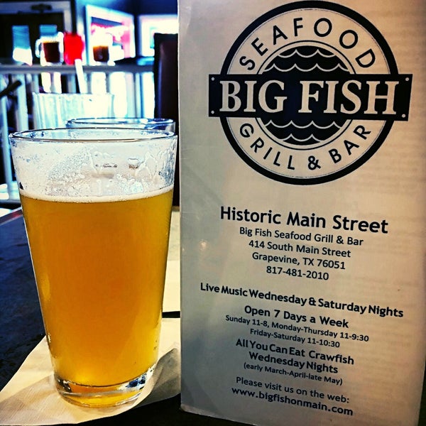 รูปภาพถ่ายที่ Big Fish Seafood Grill &amp; Bar โดย Cynthia N. เมื่อ 5/27/2018