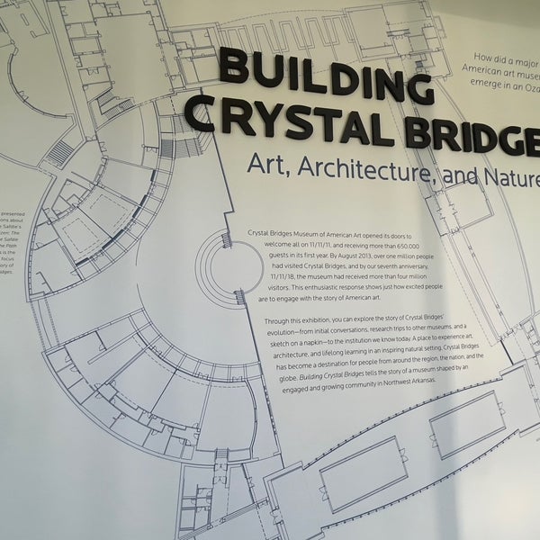 Foto tirada no(a) Crystal Bridges Museum of American Art por Steve S. em 8/6/2022