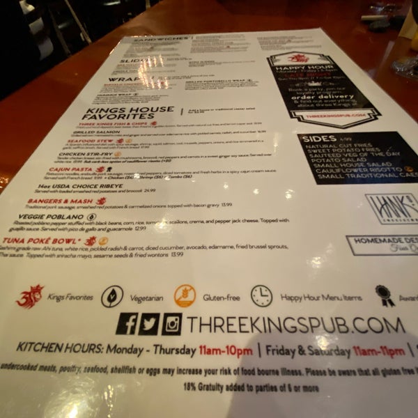 Photo taken at Three Kings Public House by Steve S. on 11/30/2019