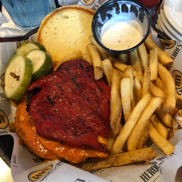 Photo taken at Heroes West Sports Grill by Steve S. on 7/20/2019