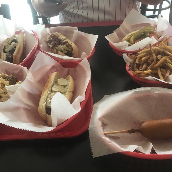 Photo taken at Hot&quot;G&quot;Dog by Kevin N. on 8/12/2018